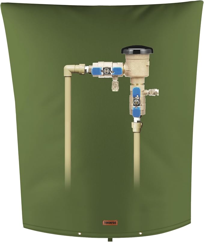 TOHONFOO Backflow Preventer Pipe Insulation Cover by TOHONFOO