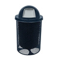 COATEDOUTDOORFURNITURE RDT-DBL Heavy Duty 32 Gallon Round Trash Receptacle by CoatedOutdoorFurniture