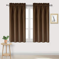 DWCN Brown Blackout Curtains for Bedroom -Rod Pocket Thermal Insulated Room by DWCN