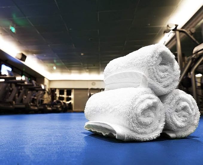 SIMPLI-MAGIC Cotton Washcloths White, 40 Pack, Size: 12”x12” - Image 4