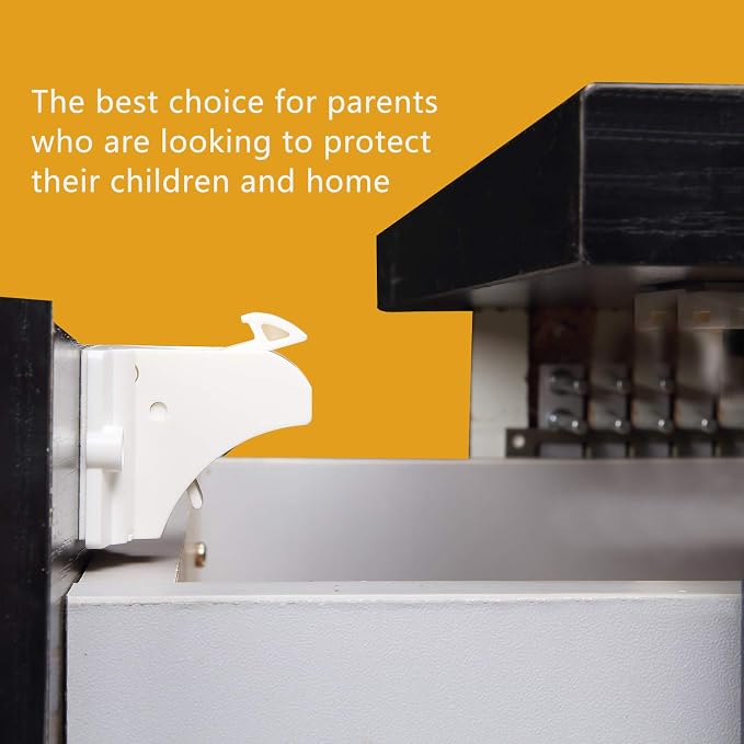 Vmaisi Adhesive Magnetic Locks for Cabinets & Drawers - Image 5