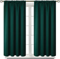 BGment Emerald Green Blackout Curtains 40 Inches Long by BGment