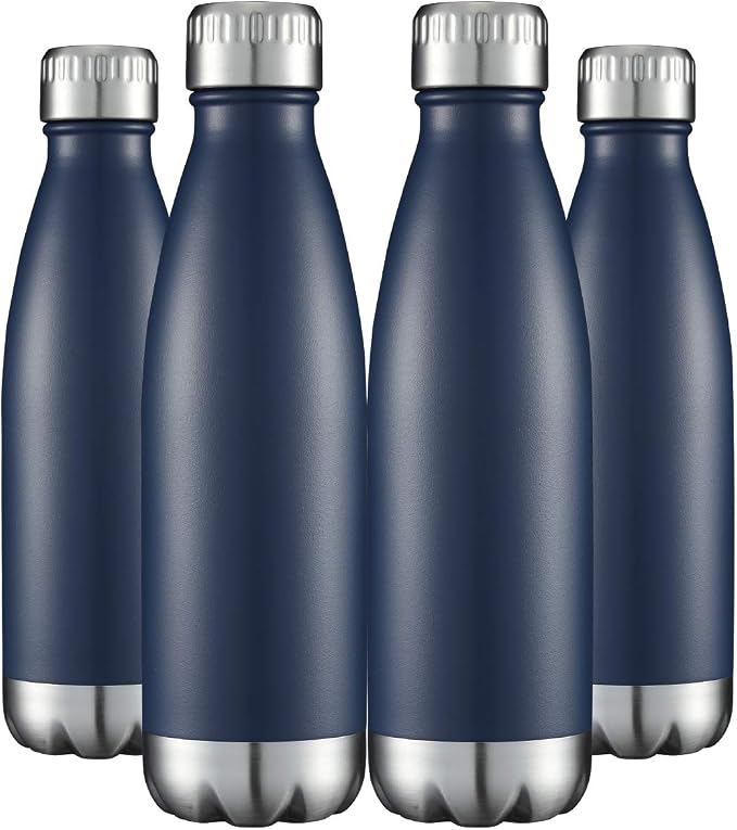 HASLE OUTFITTERS 17oz Stainless Steel Water Bottles Bulk, Vacuum Insulated by HASLEOUTFITTERS