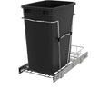 Rev-A-Shelf RV-12KD-18C S 35-Quart Chrome Wire Bottom Mount Pullout Kitchen by Rev-A-Shelf