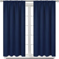 BGment Navy Blue Blackout Curtains 40 Inches Length by BGment