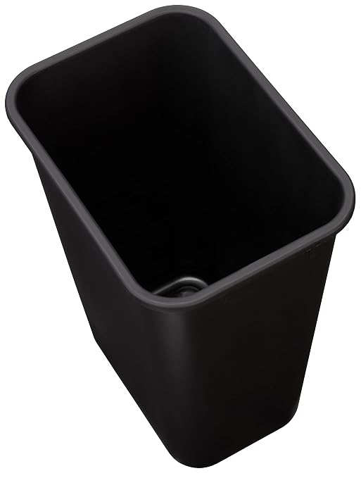 Amazon Basics Trash Can, Rectangular Commercial Office Wastebasket, 10 Gallon - Image 3