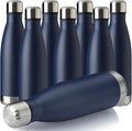 MEWAY 17oz Sport Water Bottle 8 Pack Vacuum Insulated Stainless Steel by MEWAY