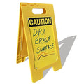 SmartSign - SF-0127-FB-25x12-DE Caution Blank Write-On Folding Floor Sign by SmartSign