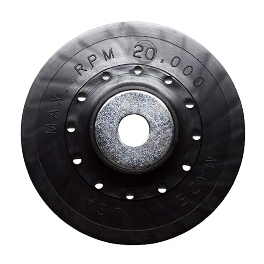 Benchmark Abrasives 5 Inch Sanding Disc Backing Pads, Resin Fiber Disc - Image 2