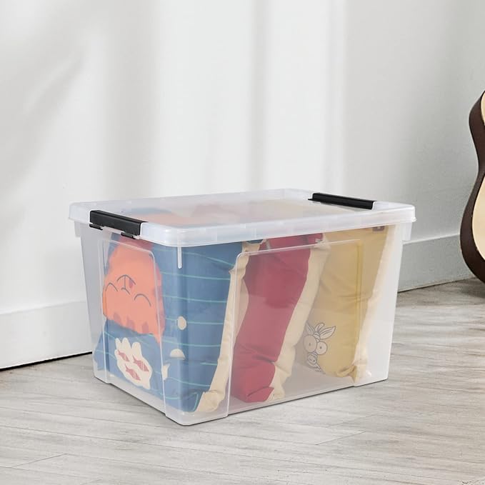 4 Pack Clear Storage Latch Bin - Image 6