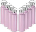 Neihepal 20 oz Insulated Water Bottles Bulk 8 Pack, Stainless Steel Double Wall by Neihepal