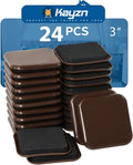 Square Furniture Sliders for Carpet, Reusable Furniture Movers Sliders by Kayzn