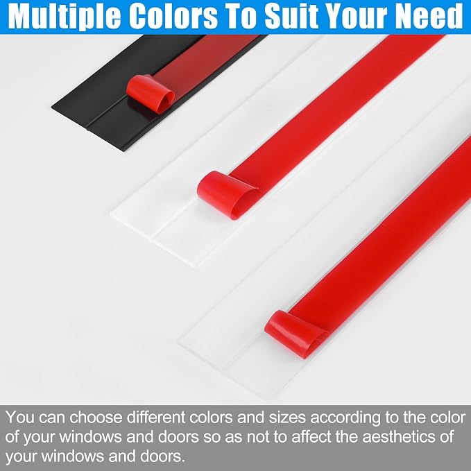 Draft Seal Tape for Doors and Windows 2 in x 10 Ft Silicone Weather Stripping - Image 4