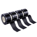 Self Fusing Silicone Tape 4 Rolls 1 in x 10' Black Waterproof Rescue Tape by Unknown