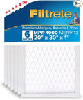 Filtrete 20x30x1 AC Furnace Air Filter, MERV 13, MPR 1900, Premium Allergen by Filtrete