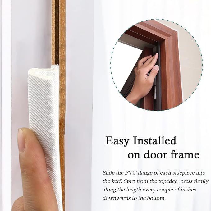 Kerf Weather Stripping Door Seal Strip 26 Ft Q Foam Door Weatherstrip Seal - Image 4