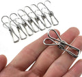 HAHIYO Clothespins Chip Clips All Metal Stainless Steel No Rust Stains Strong by HAHIYO