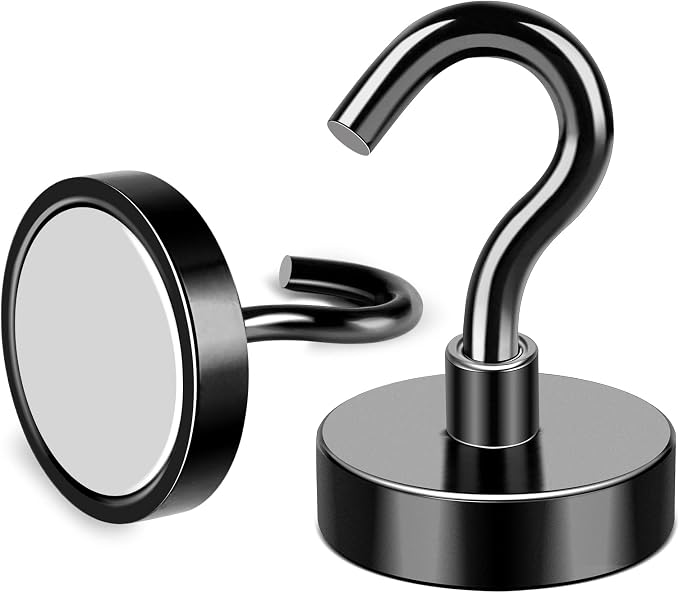 MIKEDE Magnetic Hooks, 40LB+ Heavy Duty Magnet Hooks - Image 6