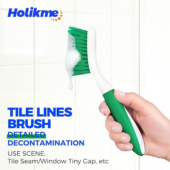 Holikme Cleaning Brush Set for Household Use, Scrub Brush, Kitchen Brush - Image 3