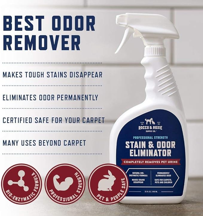 Rocco & Roxie Supply Co. Stain & Strong Odor Eliminator, Enzyme Cleaner - Image 3