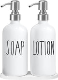 MOMEEMO Hand Soap Dispenser for Bathroom, Soap and Lotion Dispenser Set by MOMEEMO