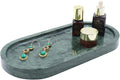 Natural Marble Tray, Oval Vanity Decorative Tray by Kesoniku