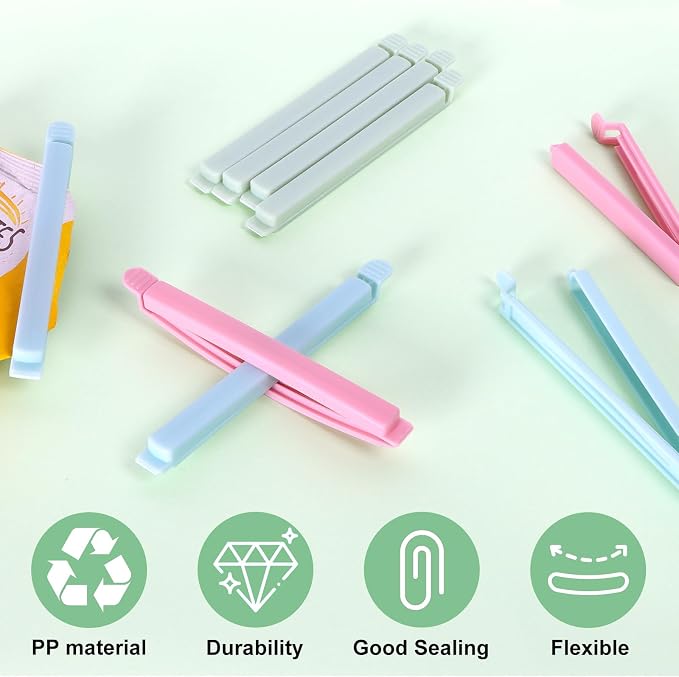 40 PCS Sealing Clip Bag Plastic Bag Chip Clips Large Size Food Bag Clips - Image 5