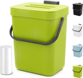 Compost Bin for Kitchen Countertop 5L/1.3 Gal Hanging Small Trash Can by MONGTINGLU