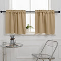 Pickluc Rod Pocket Tier Curtain by PICKLUC