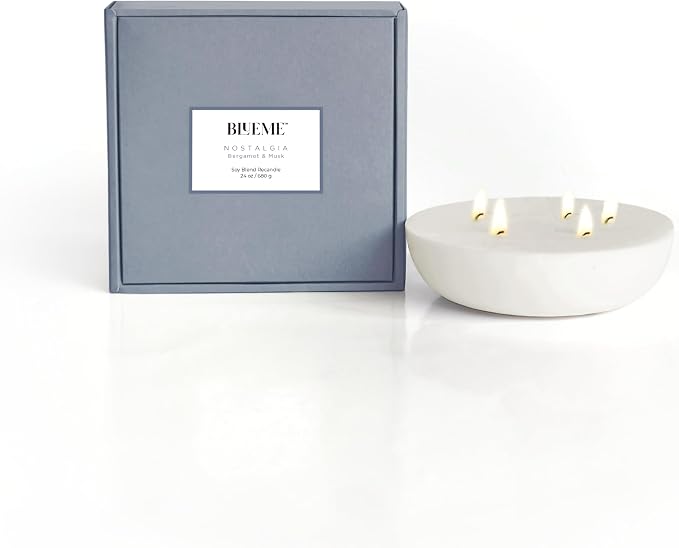 New BLUEME Wellness Candle Wax Refill, Contains Essential Oil, Sustainable by BluemeFragrances
