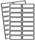 STARLIBOO Color-Coding Removable Labels, Rectangular 1 x 3"" Freezer Labels by STARLIBOO