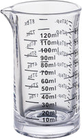 Ackers 4 Oz Glass Measuring Cup, Borosilicate Shot Glass by AckersBORO33