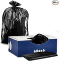 Plasticplace - W14LDB 12-16 Gallon Trash Bags │ 1.2 Mil │ Black Garbage Can by Plasticplace
