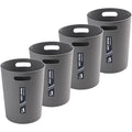 4 Pack Small Trash Can for Bathroom by Amorettise