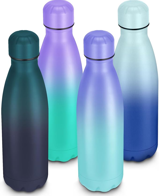 25oz Cola-Bottle Shaped Stainless Steel Leak-proof Water Bottle, Double Wall by Unknown