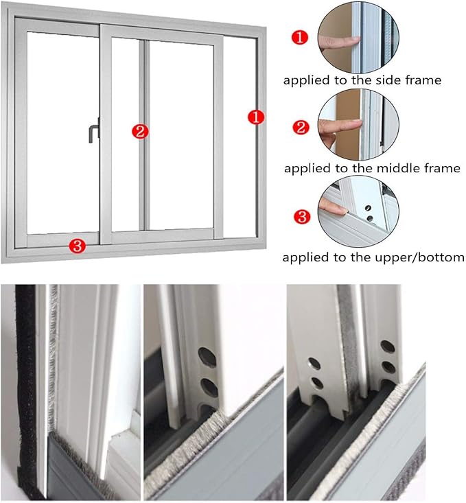 Self-Adhesive Pile Weather Stripping Seal - Image 8