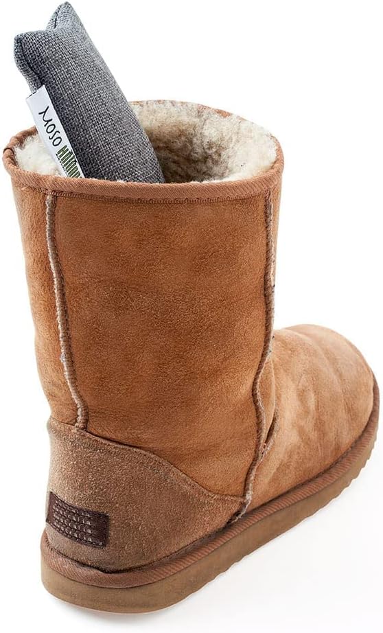 Moso Natural Shoe Deodorizer Inserts, Charcoal Odor Absorber - Image 4