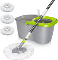 MASTERTOP Mop and Bucket with Wringer Set, Small Spin Mop Cleaning System with by MASTERTOP