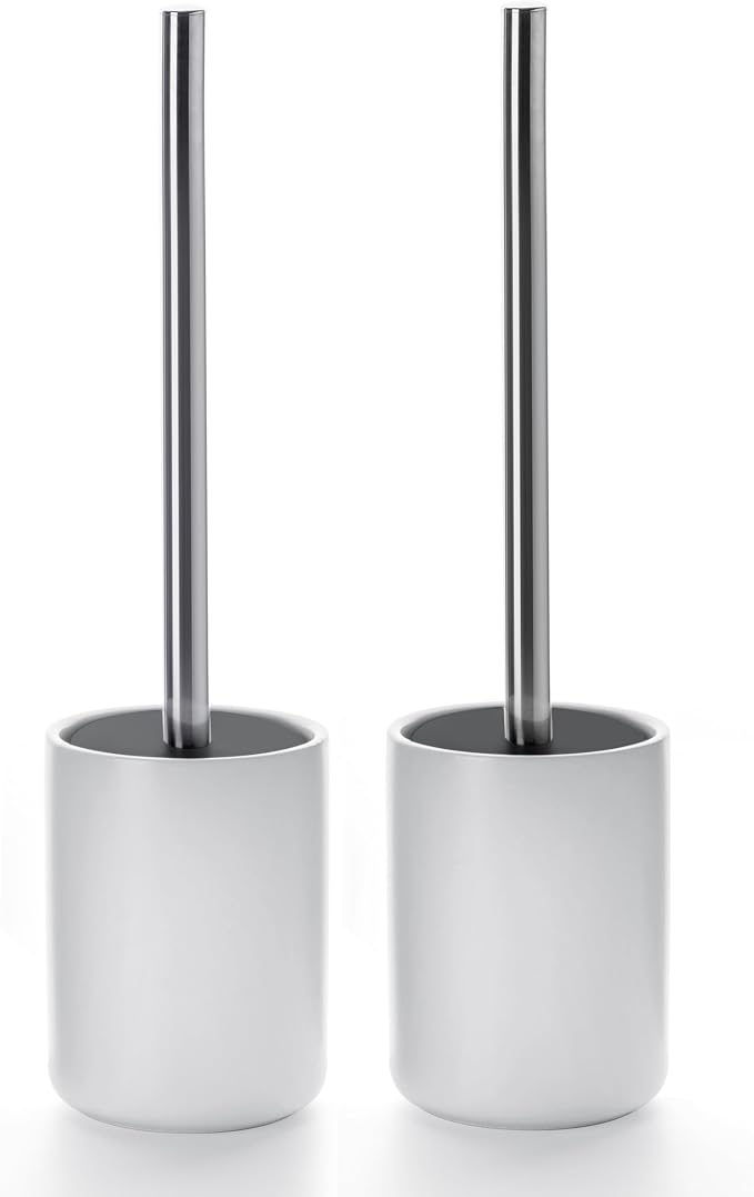 Ceramic Toilet Brush & Holder Set by ViosuniuBathroomSpecialists