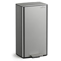 mVm 10.6 Gallon Kitchen Step Trash Can, Soft-Close and Foldable Foot Pedal by mVm
