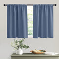 RYB HOME Short Blackout Curtains 36 inches, Solid Heavy Duty Small Window by RYBHOME