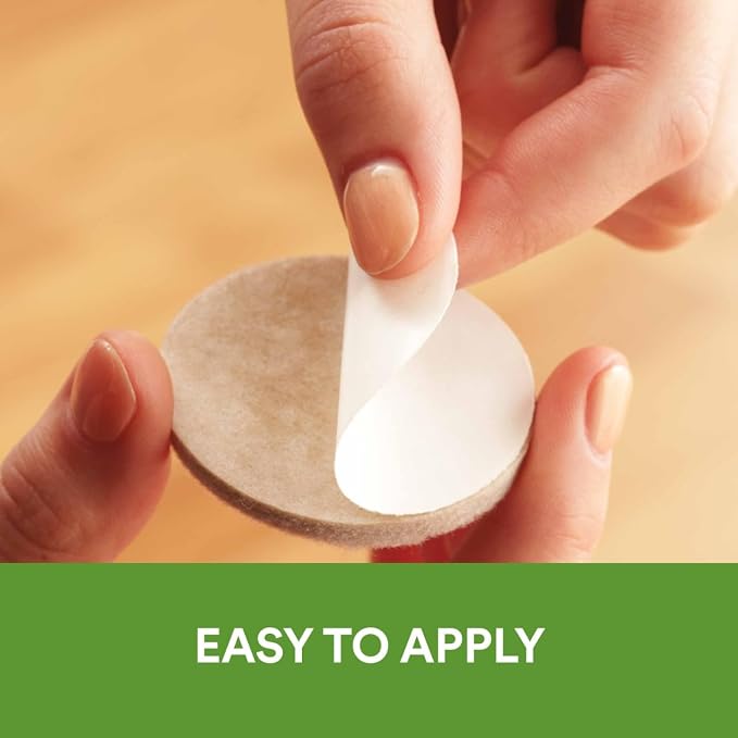 Scotch Felt Pads 162 PCS Beige, Felt Furniture Pads - Image 3