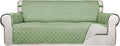 PureFit Reversible Quilted Sofa Cover, Water Resistant Slipcover Furniture by PureFit