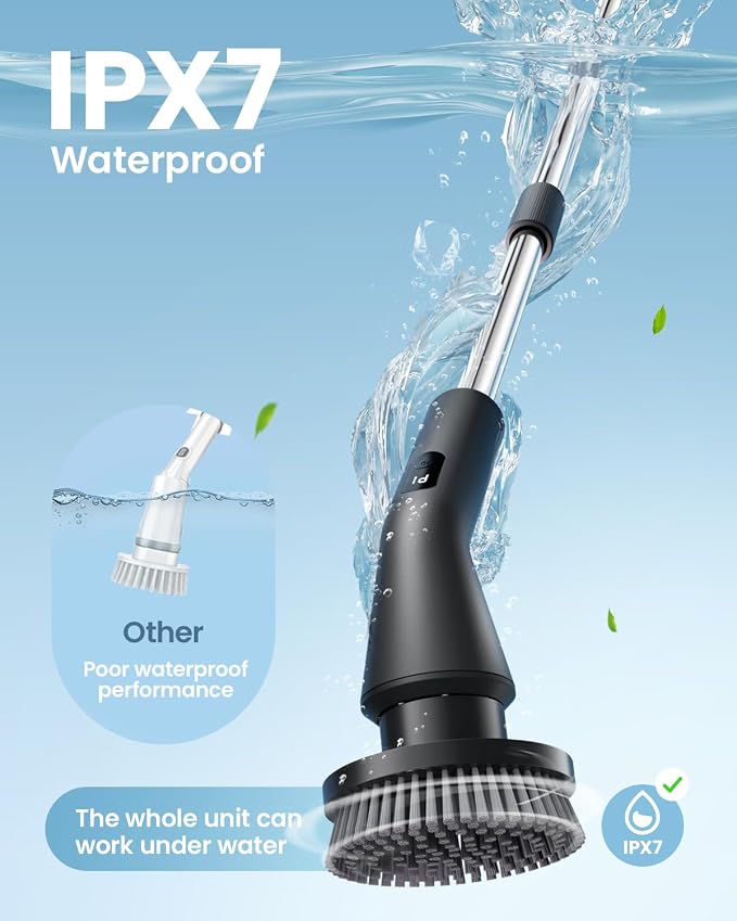 Electric Spin Scrubber, 2025 New Cordless Cleaning Brush - Image 6