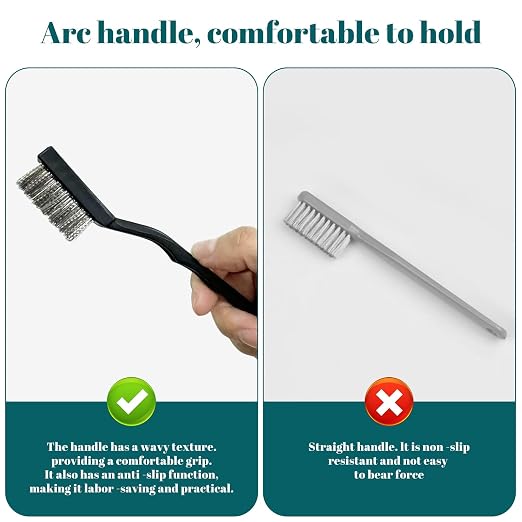 24 Pcs Mini Stainless Steel Wire Brush Set, Wire Scratch Brush - Image 3