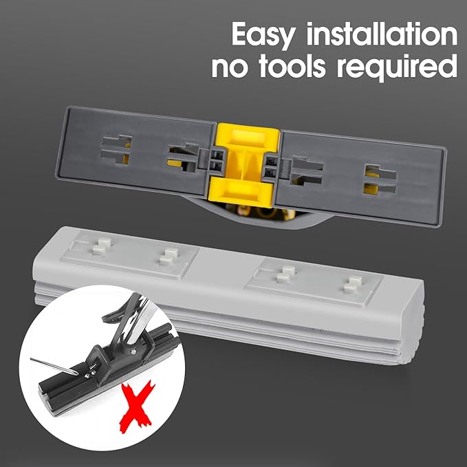 Sponge Mop, Masthome Roller Sponge Mop, Easy Self Squeeze Mop and Stainless - Image 4