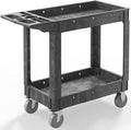 Utility Cart on Wheels, 1000 lbs Capacity Rolling Service Cart, 40 x 17 Inch by WanmwillToolOrganizer