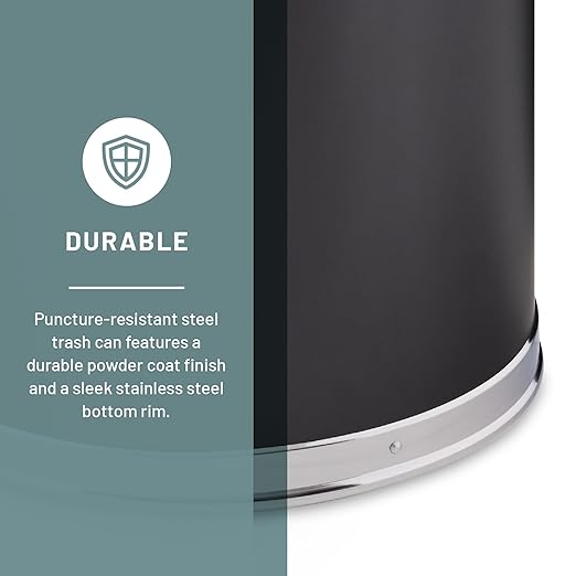 Safco Trash Can, 15 Gallon Garbage Bin - Image 3