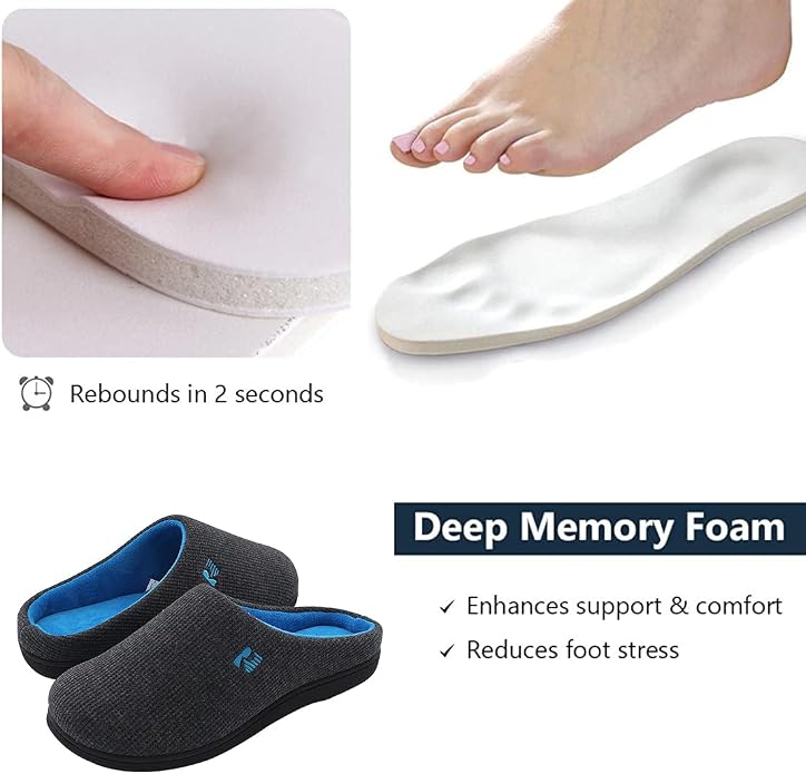 RockDove Women's Original Two-Tone Memory Foam Slipper - Image 4