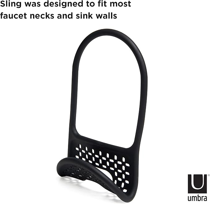 Umbra Sling Kitchen Sink Accessory, Single-Sided Sponge Holder - Image 7